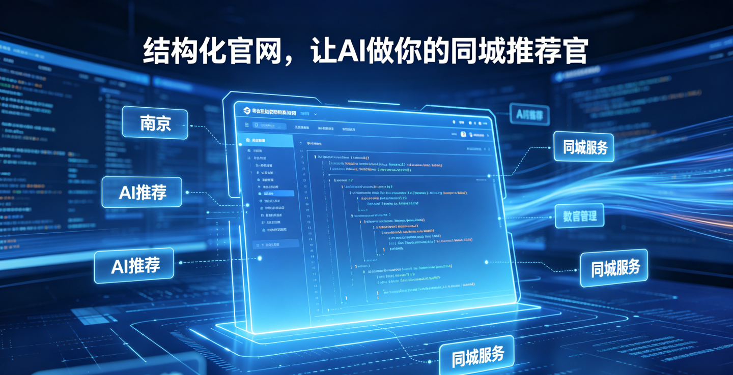 官网结构化：让AI做你的同城推荐